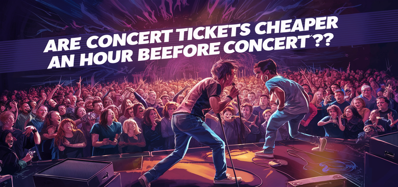 Are concert tickets cheaper an hour before concert?