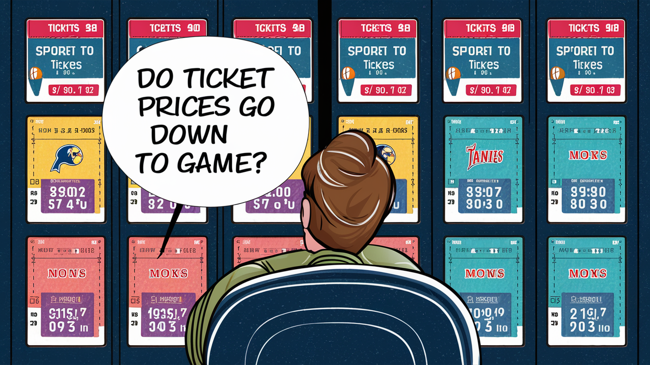 Do ticket prices go down closer to game?