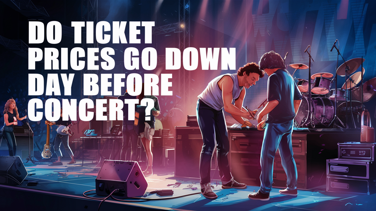 Do ticket prices go down day before concert?