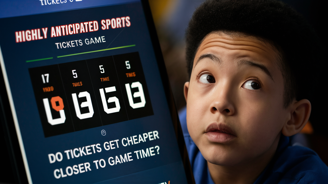 Do tickets get cheaper closer to game time?