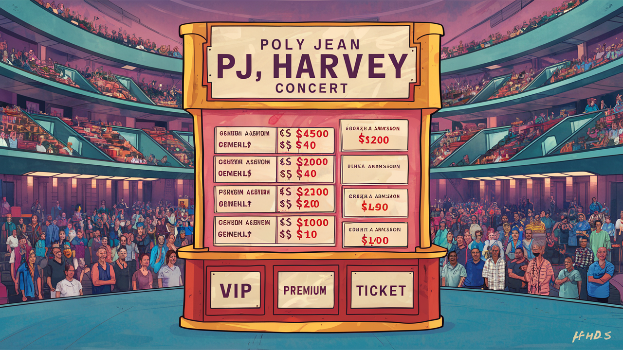 How Much Are P J Harvey Tickets?