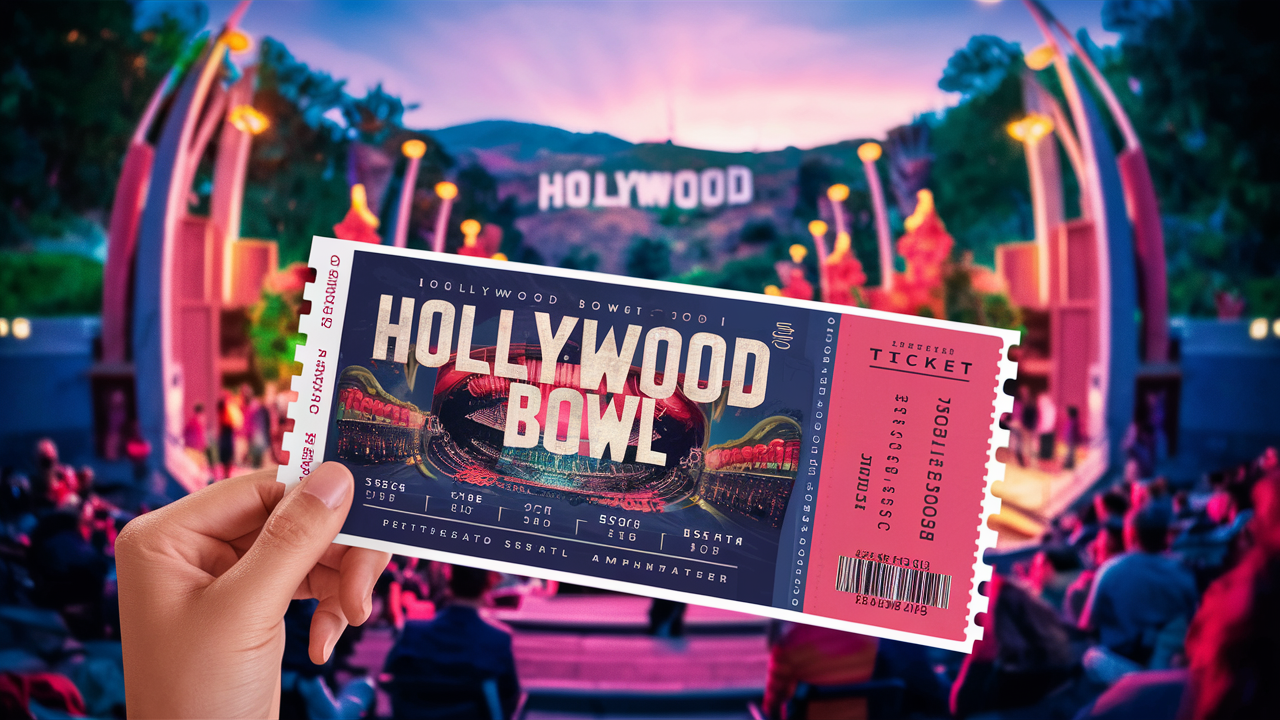 How much is the average ticket to the Hollywood Bowl?