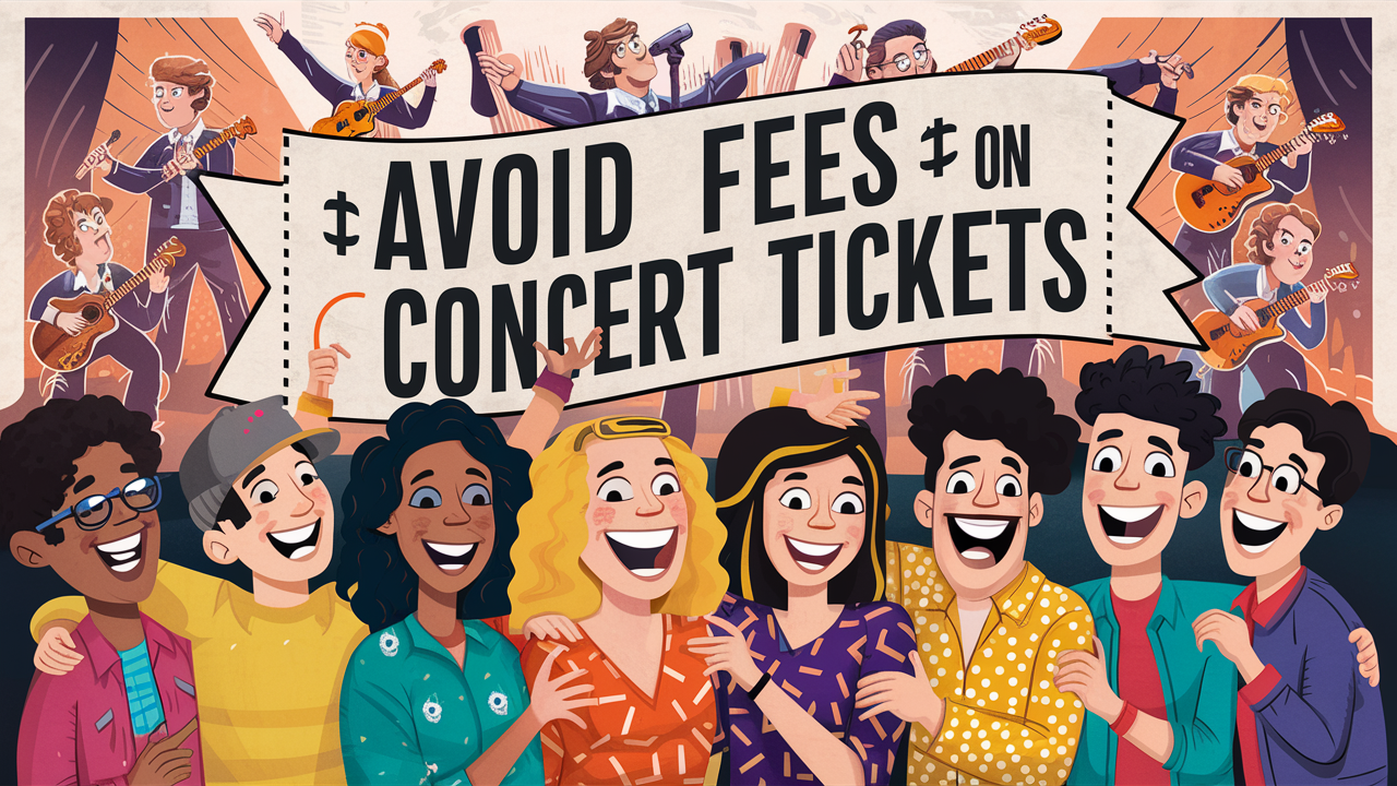 How to avoid fees on concert tickets?