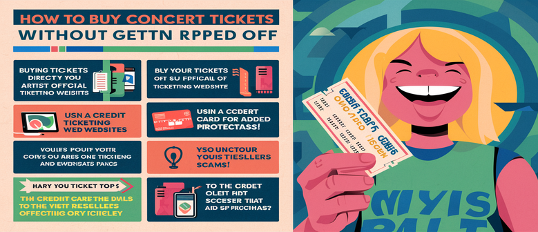 How to buy concert tickets without being ripped off?