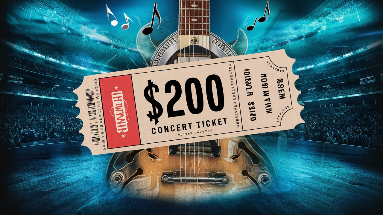 Is 200 a lot for a concert ticket?