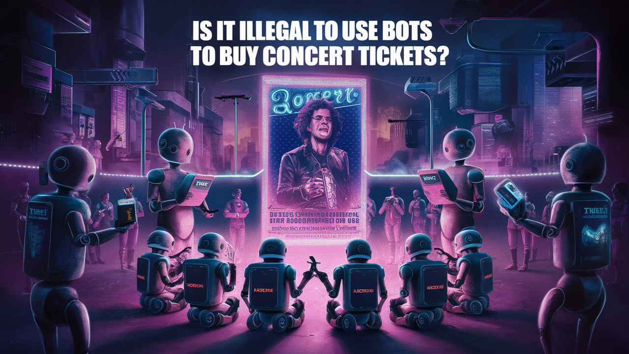 Is it illegal to use bots to buy concert tickets?