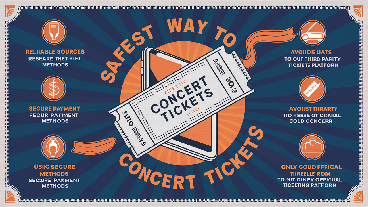 What is the safest way to buy concert tickets?