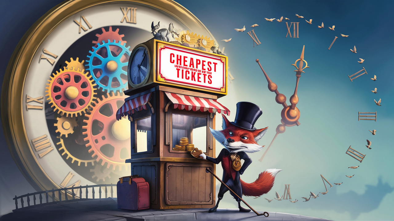 What time is the cheapest to buy tickets?