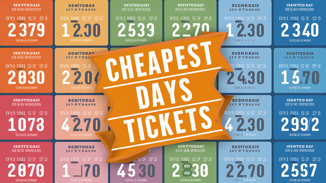 Which day tickets are the cheapest?