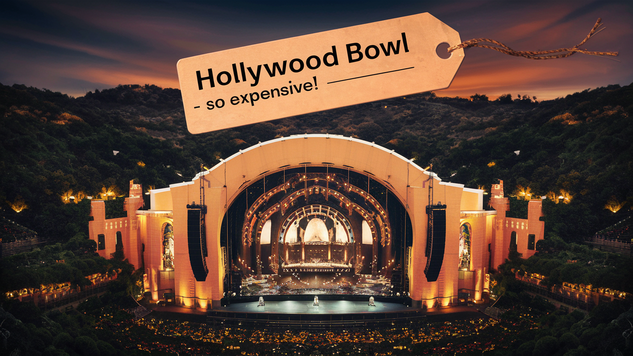 Why is the Hollywood Bowl so expensive?